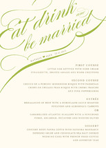 Winter Flourish Menu