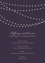 Midnight Vineyard Menu
