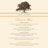 Oak Tree Menu