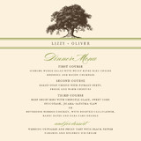 Oak Tree Menu