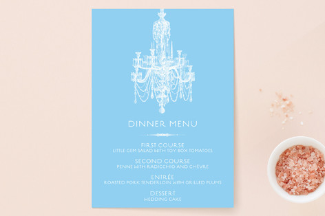 Chandelier Menu