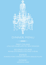 Chandelier Menu