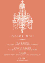 Chandelier Menu