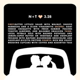 just married Menu