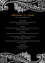 Spanish Lace Menu