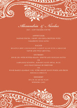 Spanish Lace Menu