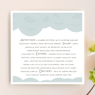 Pearls on a String Menu