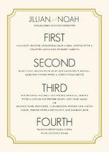 Modern Classic Menu