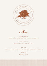Modern Crest Menu