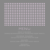 Swanky Hotel Menu