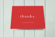 Moving Announcements Thank You Cards