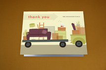 Moving Announcements Thank You Cards