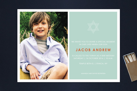 Tradition Mitzvah Invitations