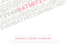 Mazel Mitzvah Invitations