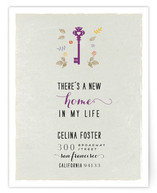 A New Home in My Life Moving Announcements