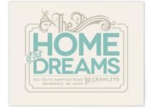 Our Dream Home Moving Announcements
