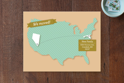 Graphic Country Move Moving Announcements