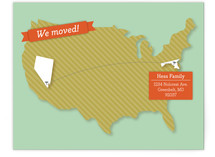 Graphic Country Move Moving Announcements