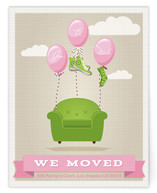Flying Armchair Moving Announcements