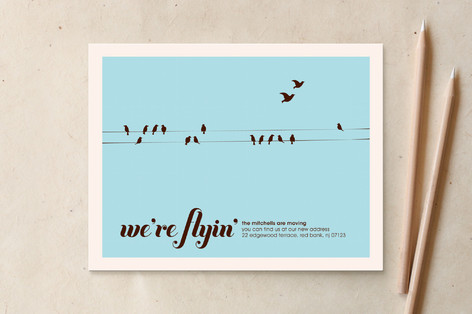Bird Off the Wire Moving Announcements