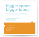 Big Space - Bigger Ideas Moving Announcements