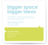 Big Space - Bigger Ideas Moving Announcements