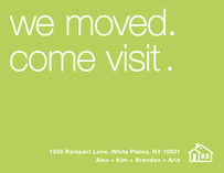 We've Moved. Come Visit. Moving Announcements