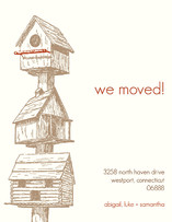 Birdhouses Moving Announcements