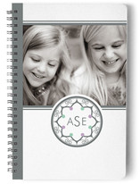 Intricate Monogram Journals
