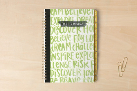 Grad Watercolor Words Journals