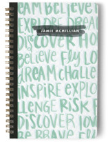 Grad Watercolor Words Journals