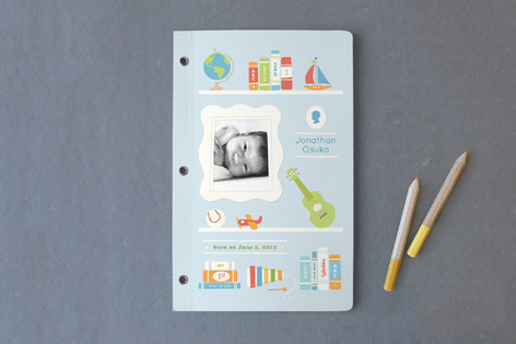 Bookends for Baby Boy Journals