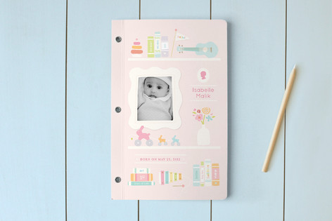 Bookends for Baby Girl Journals
