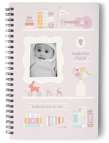 Bookends for Baby Girl Journals