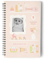 Bookends for Baby Girl Journals