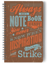 Typography Inspirations Journals