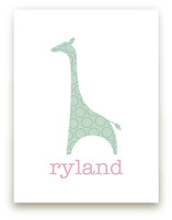 Patterned Giraffe Art Prints