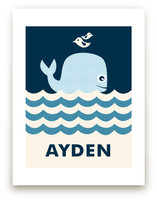 Ocean Whale Art Prints