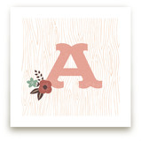 Woodsy Monogram Art Prints