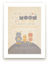 Robot Family Art Prints