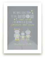 Robot Family Art Prints