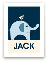 Friendly Elephant Art Prints