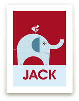 Friendly Elephant Art Prints