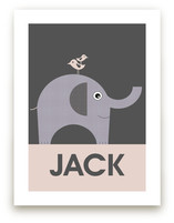 Friendly Elephant Art Prints