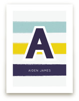 Nautical Monogram Art Prints