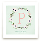 Anemone Monogram Art Prints