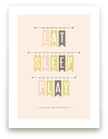 Eat Sleep Play Art Prints