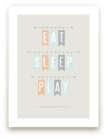 Eat Sleep Play Art Prints