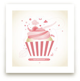 Cupcake Landscape Art Prints
