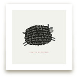 Jumping Black Sheep Art Prints